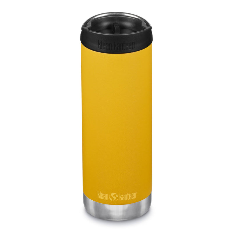 Botella térmica TKWide Klean Kanteen con tapa Café 16oz (473ml) Amarillo