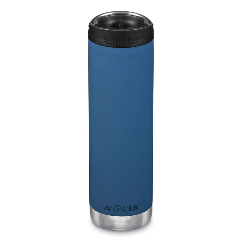 Botella térmica TKWide Klean Kanteen con tapa Café 20oz (592ml) Azul marino