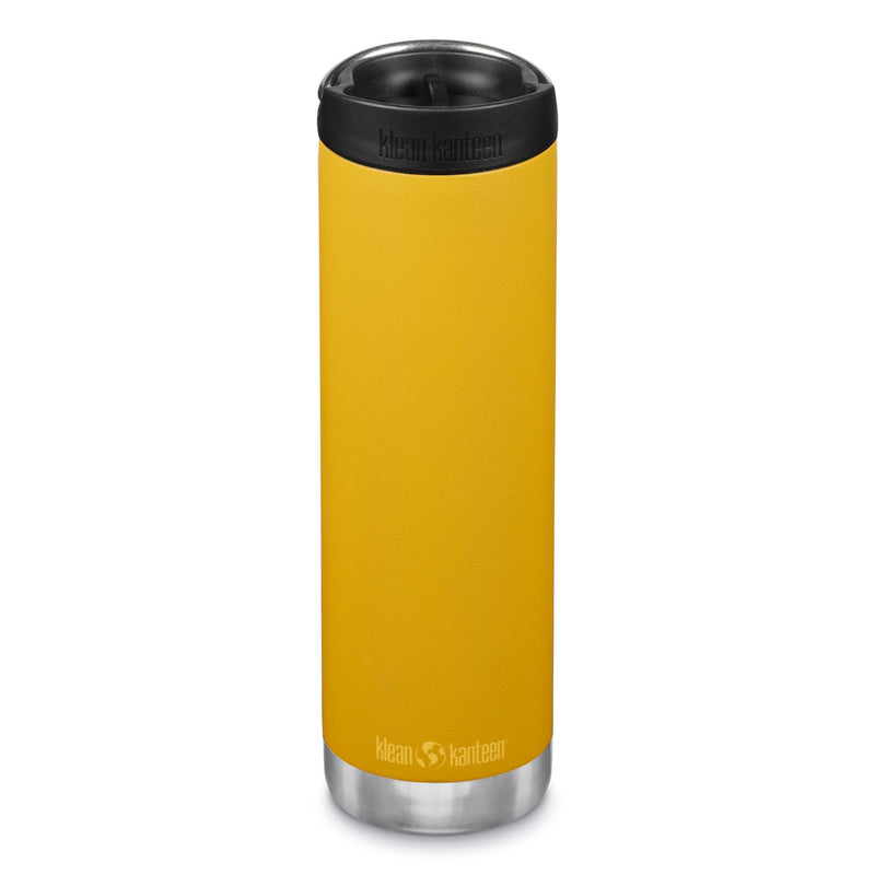 Botella térmica TKWide Klean Kanteen con tapa Café 20oz (592ml) Amarillo