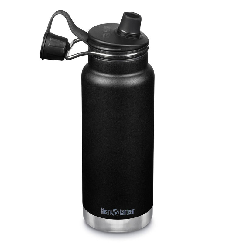 Botella térmica TKWide Klean Kanteen con tapa Chug 32oz (946 ml) Negro