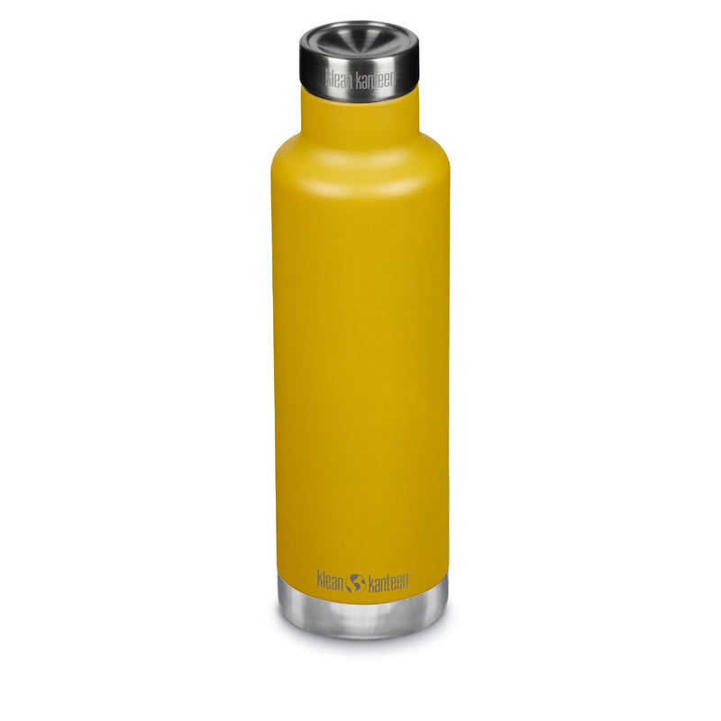 Botella térmica Classic Klean Kanteen con tapa pour through 25oz (750ml) Amarillo