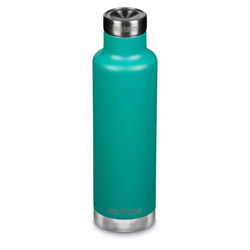 Botella térmica Classic Klean Kanteen con tapa pour through 25oz (750ml) Turquesa