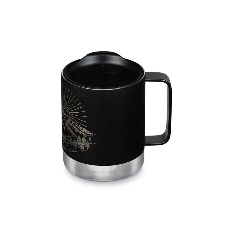 Taza camp Klean Kanteen 12oz (355ml) Negro estampado