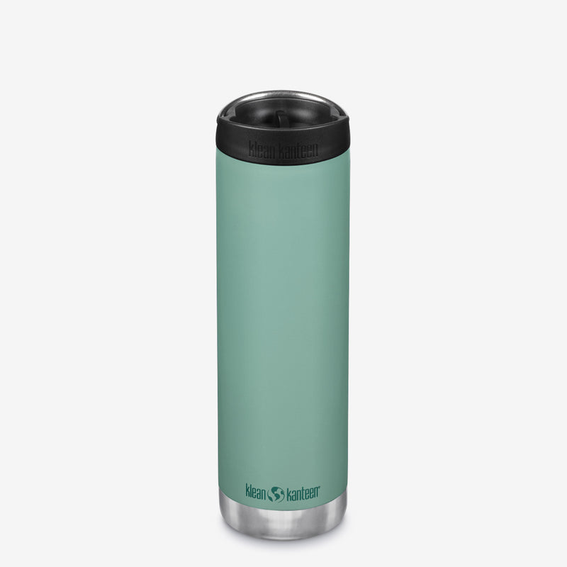 Botella térmica TKWide Klean Kanteen con tapa Café 20oz (592ml) Verde Agua