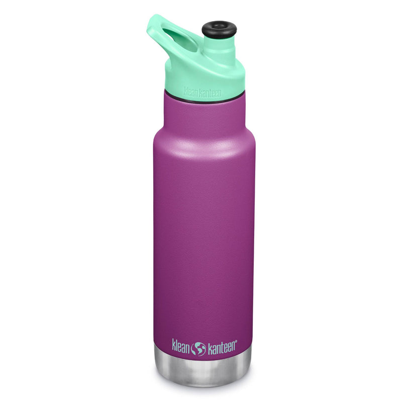 Botella térmica Classic infantil Klean Kanteen con tapa Sport 12oz (355ml) Morado