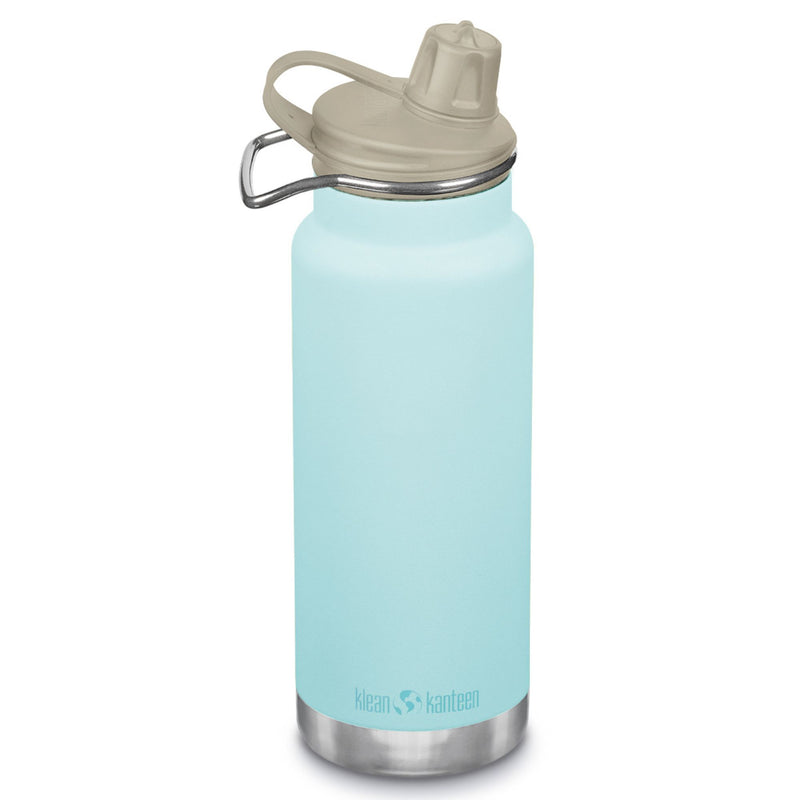 Botella térmica TKWide Klean Kanteen con tapa Chug 32oz (946 ml) Celeste pastel