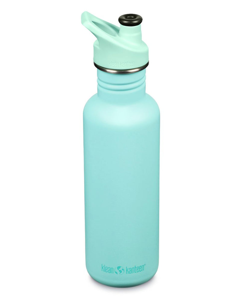 Botella Classic Klean Kanteen con tapa Sport 27oz (798ml) Celeste pastel