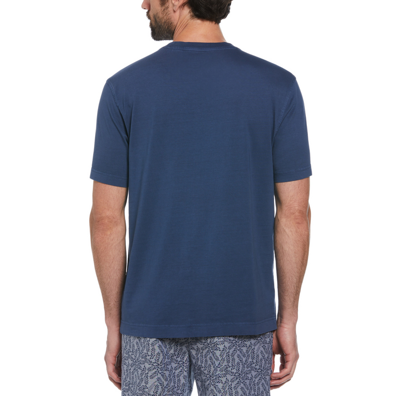 Camiseta oversize azul marino