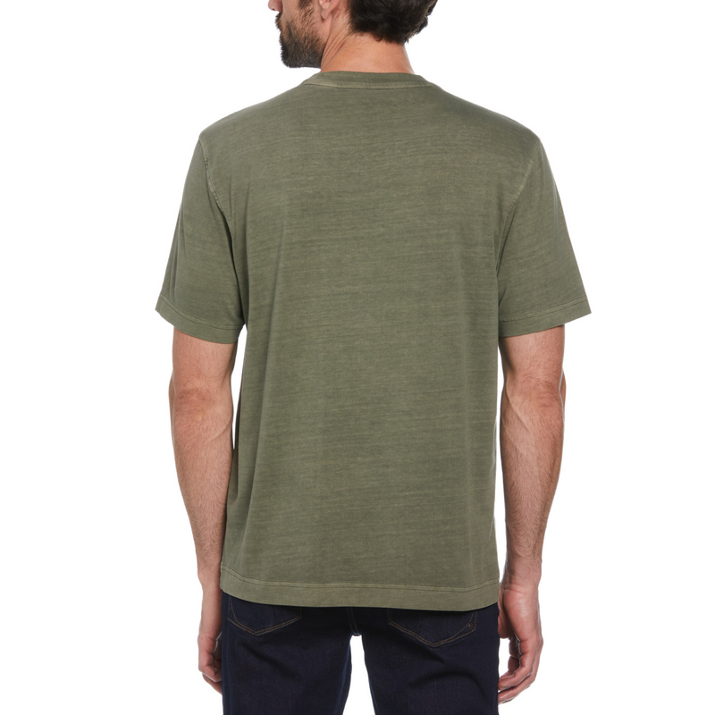 Camiseta oversize verde oliva