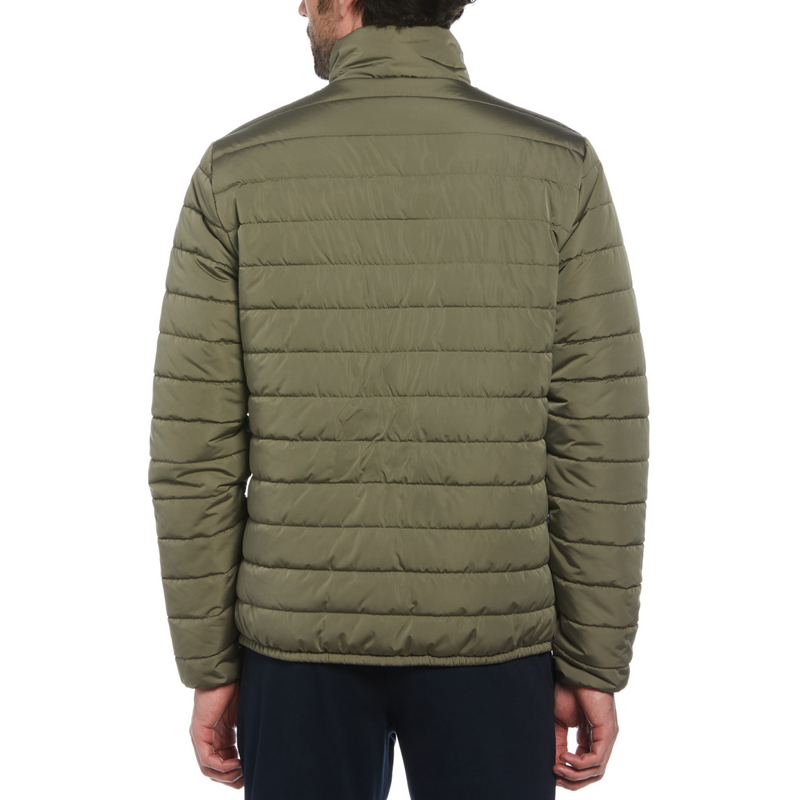 Chaqueta puffer color verde