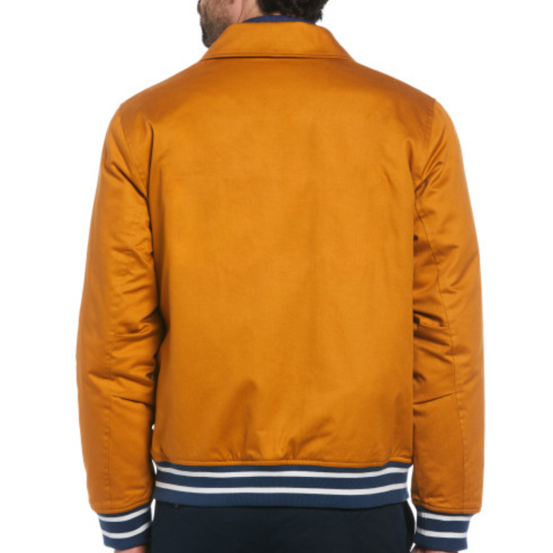 Chaqueta sarga logo souvenir naranja