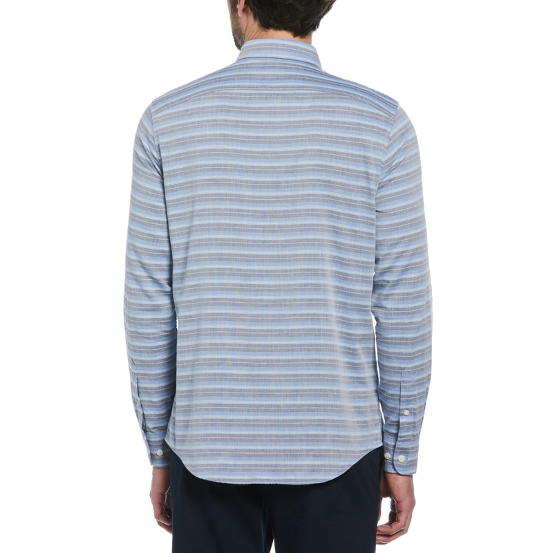 Camisa manga larga cloth stripe azul