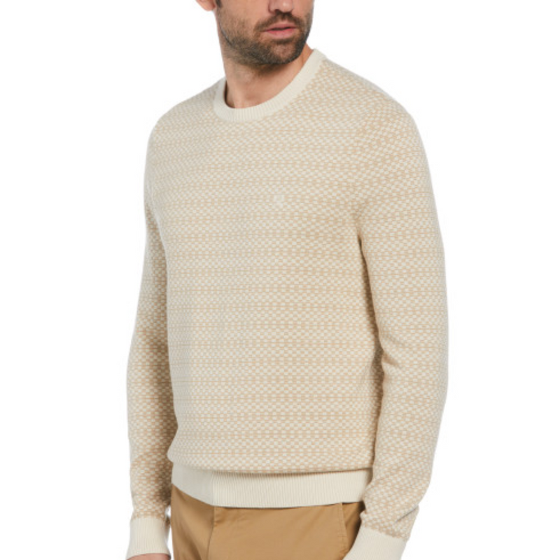 Jersey Ao jacquard check beige