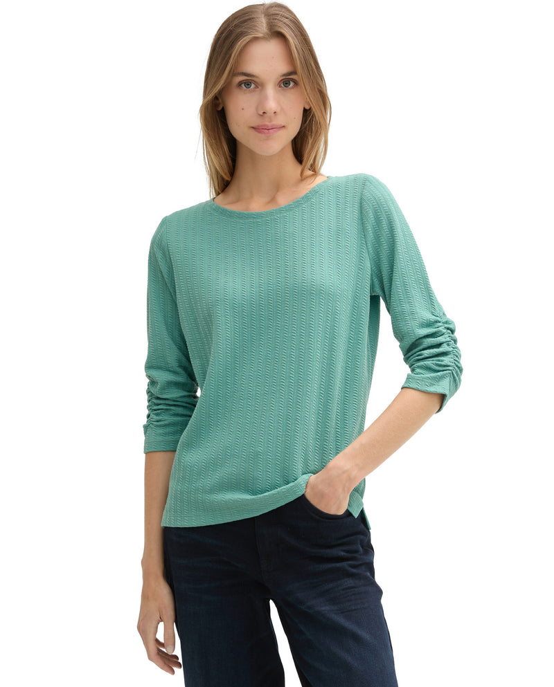 Jersey de mujer en color liso verde agua