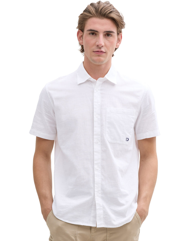 Camisa de hombre de manga corta relaxed fit