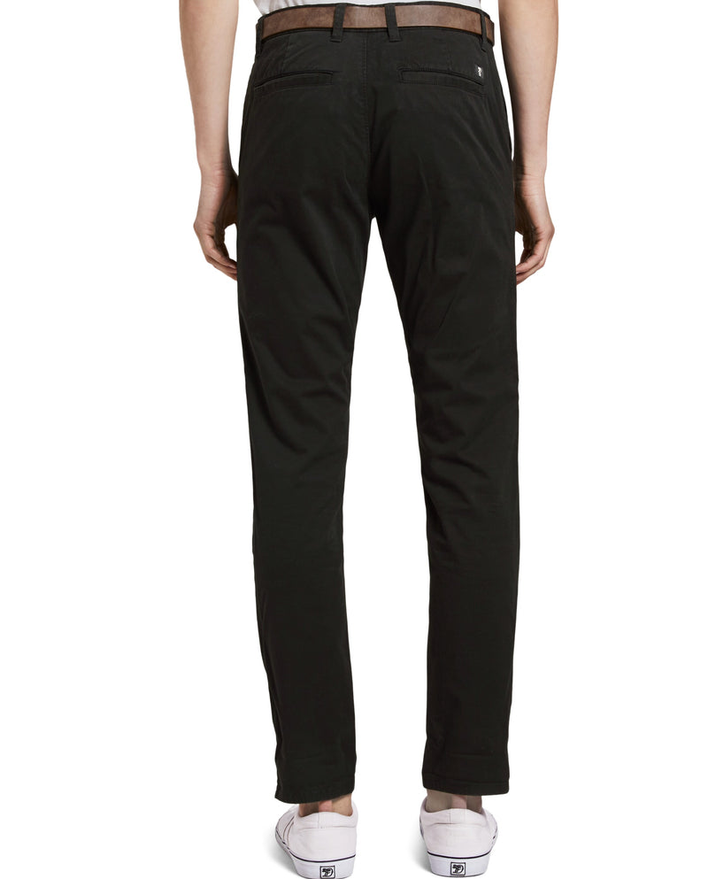 Chino de hombre de ajuste slim negro