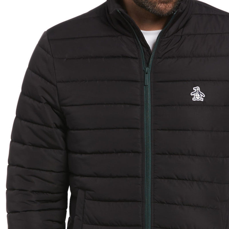 Chaqueta puffer ligera negra