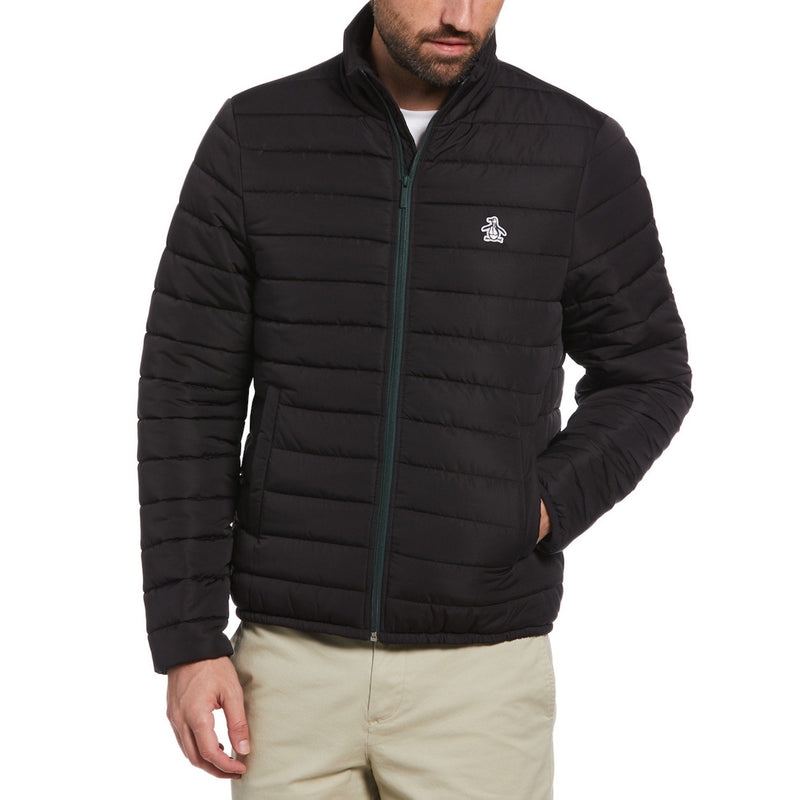 Chaqueta puffer ligera negra