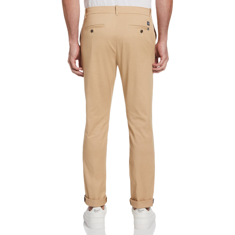 Pantalón Básico Chino Algodón Reciclado kaki