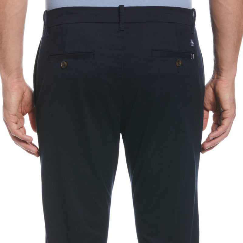 Pantalón Básico Chino Algodón Reciclado azul marino