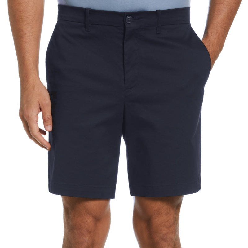 Pantalón corto chino básico azul marino