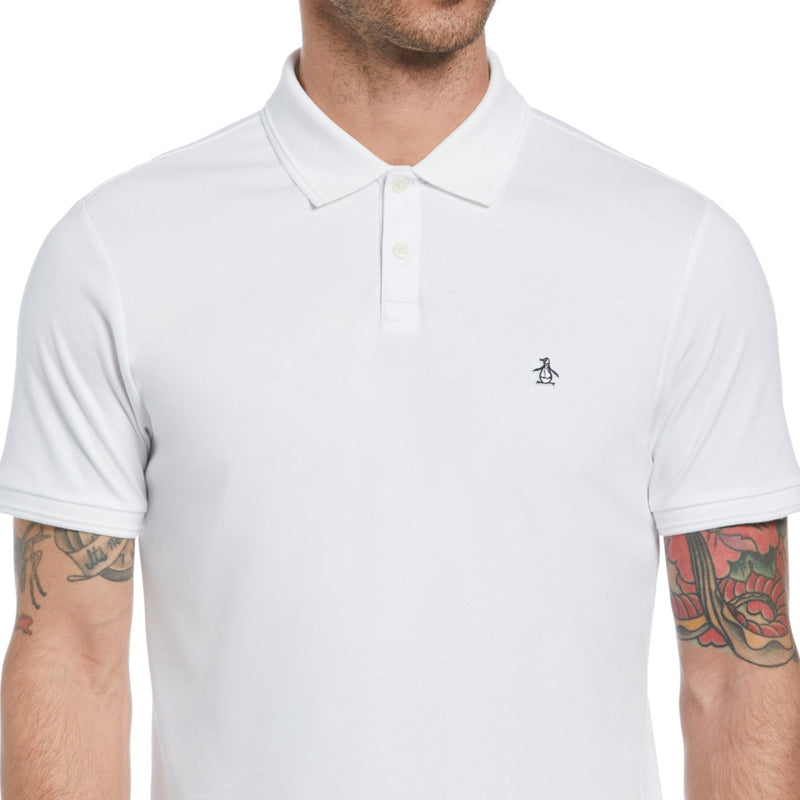 Polo Daddy blanco de algodón orgánico