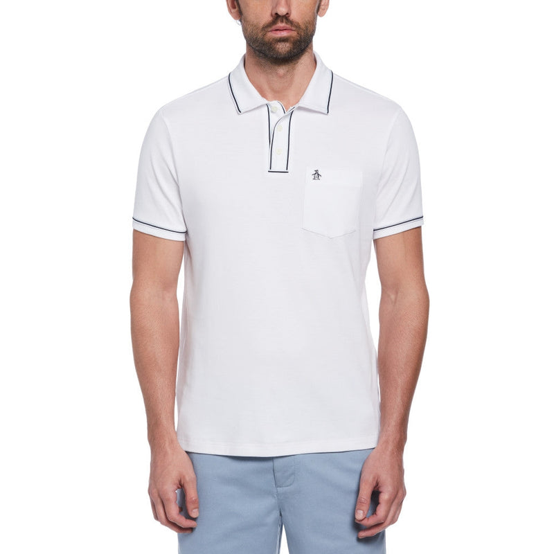 Polo earl 3D orgánico blanco