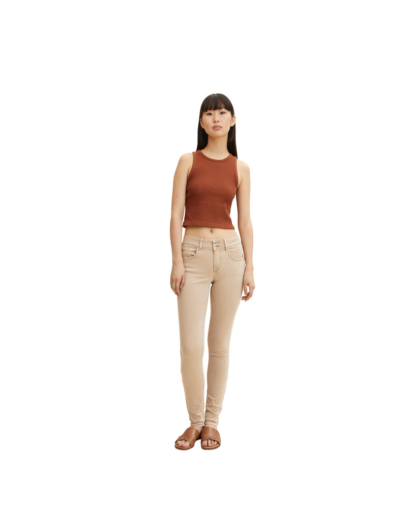 Vaquero de mujer Alexa skinny beige