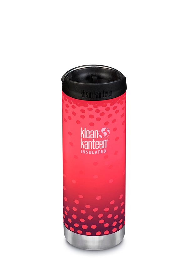 Botella térmica TKWide Klean Kanteen con tapa Café 16oz (473ml) Coral