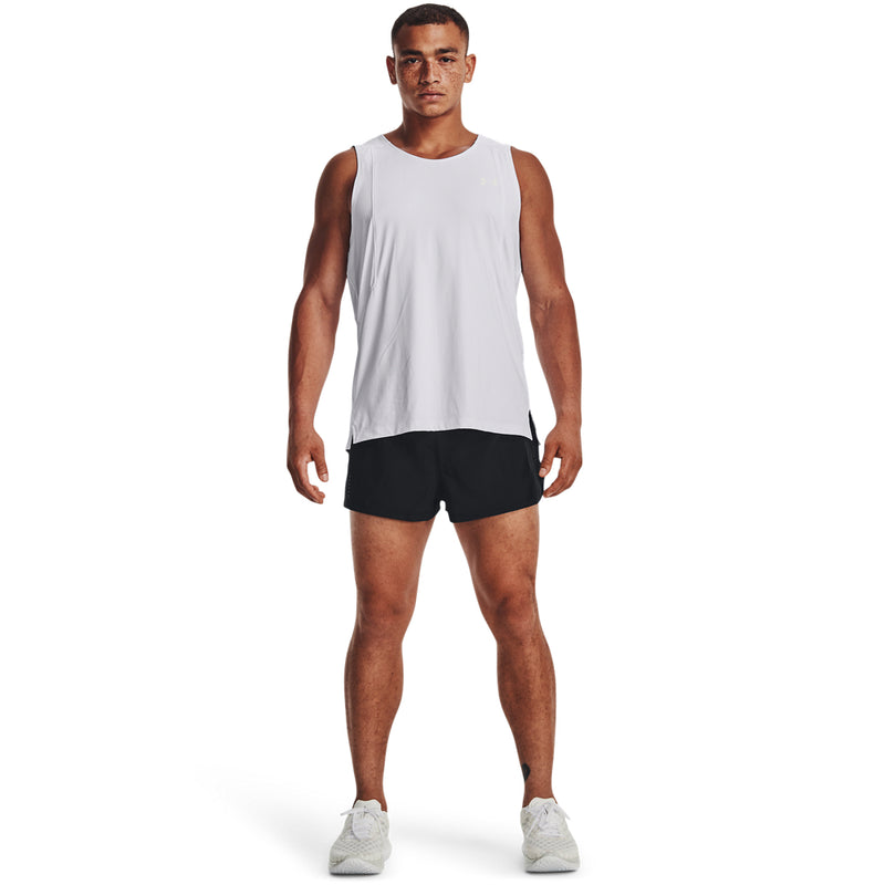 Short de hombre Launch Split Perf  color negro