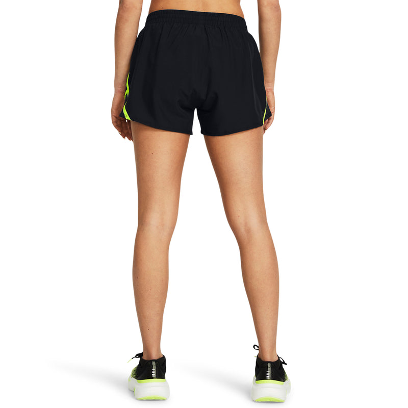 Short de mujer UA Fly-By 3 color negro