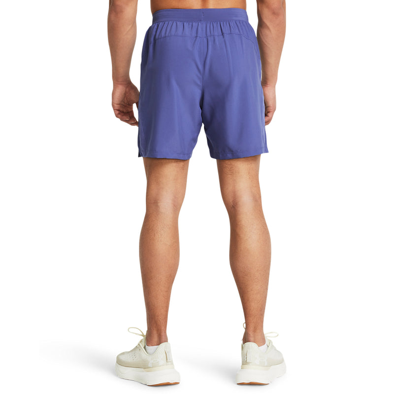 Short de hombre UA Launch Unlined 7 color morado