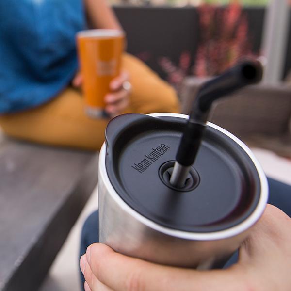 Straw Lid for Pints and Tumblers Negro